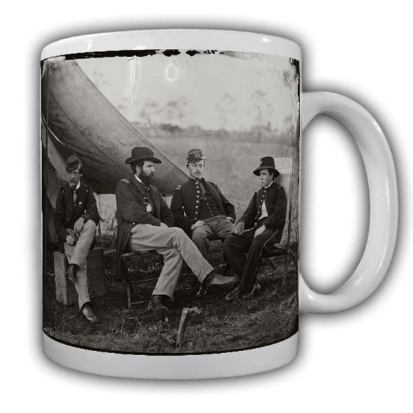 USA Tasse Bürgerkrieg Vorderlader Kaffeebecher Amerika Western Revolfer CSA#22580