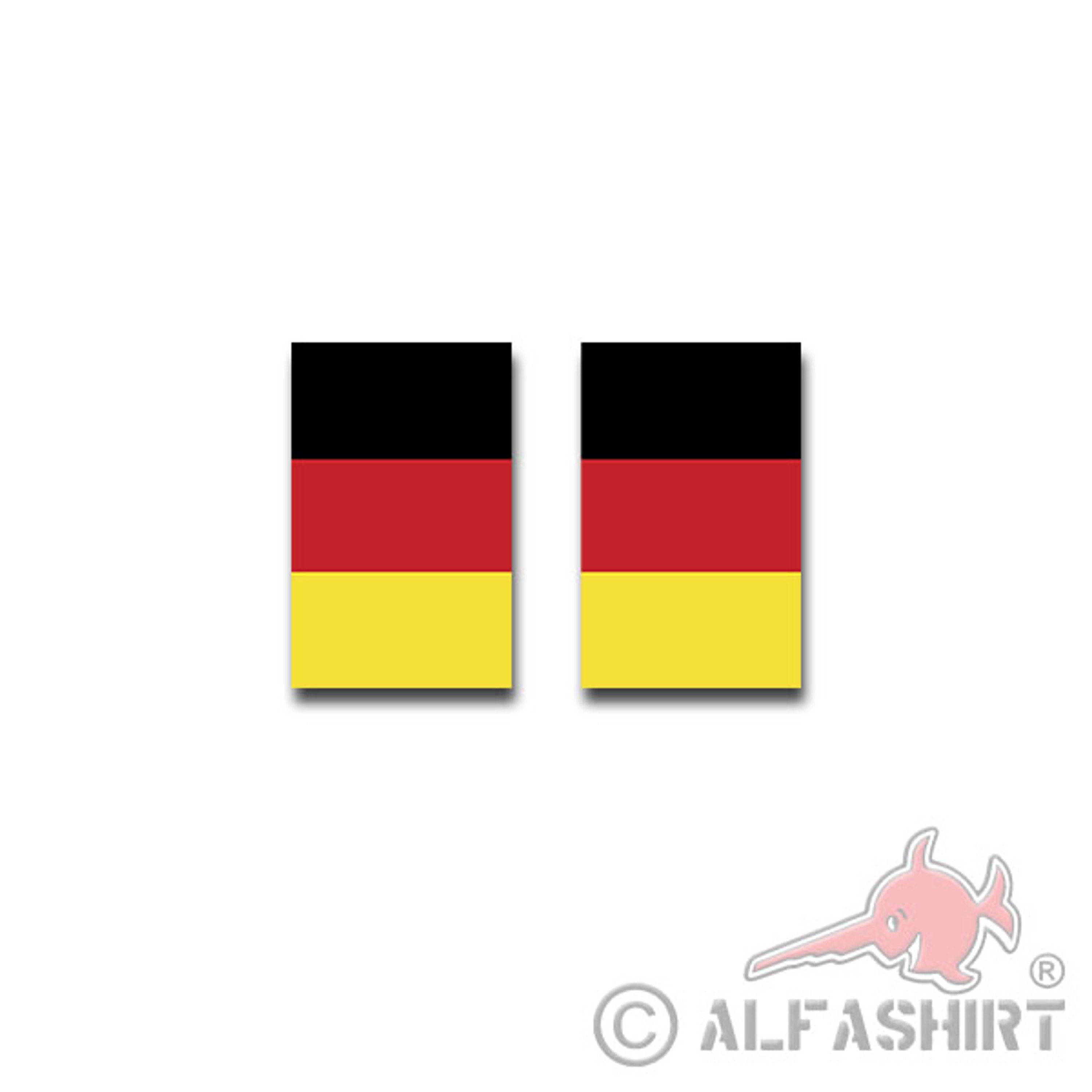 Deutschland Fahne 5,5x3,5cm Kennzeichen Sticker Auto-Aufkleber 5