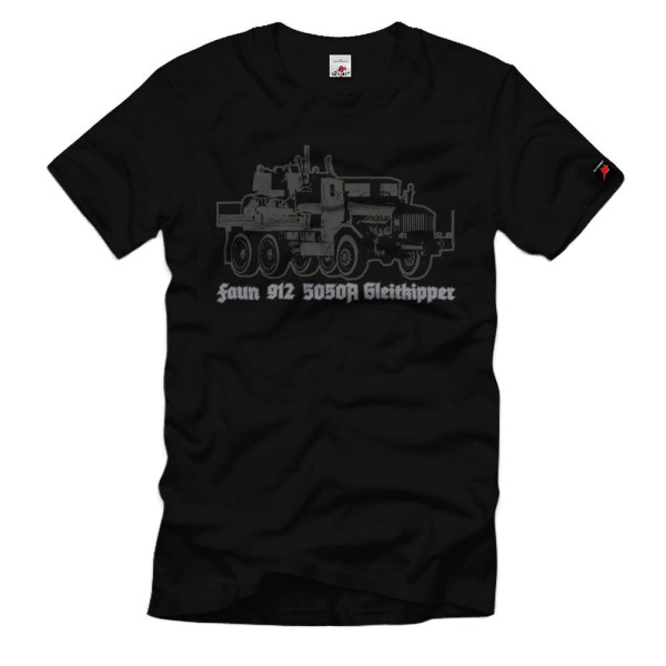 Faun 912 5050A Military Truck Commercial Vehicle Manufacturer T-Shirt # 32878