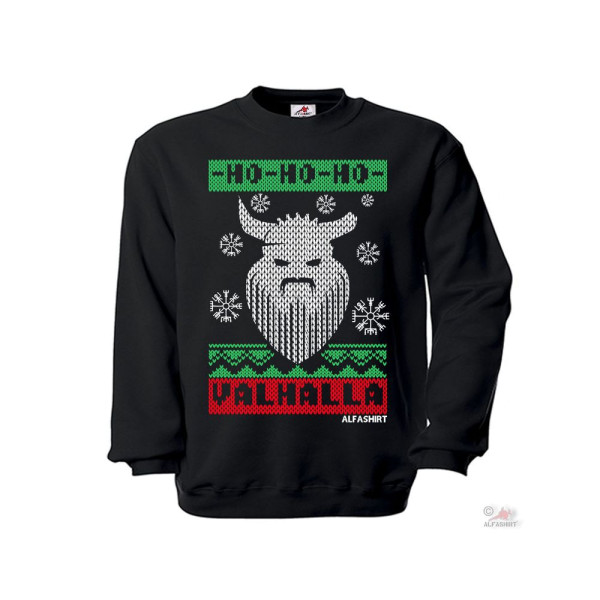 XMAS Viking Valhalla Wikinger Walhalla Weihnachten Geschenk Pullover #27369