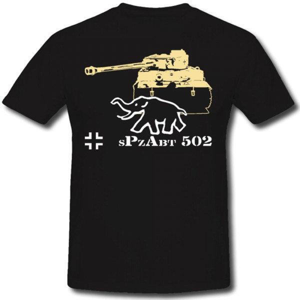 WK Tiger Spzabt WH Heavy Tank Division Bamberg Major Märker - T Shirt # 1256