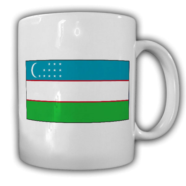 Tasse Usbekistan Fahne Flagge Kaffee Becher #13968