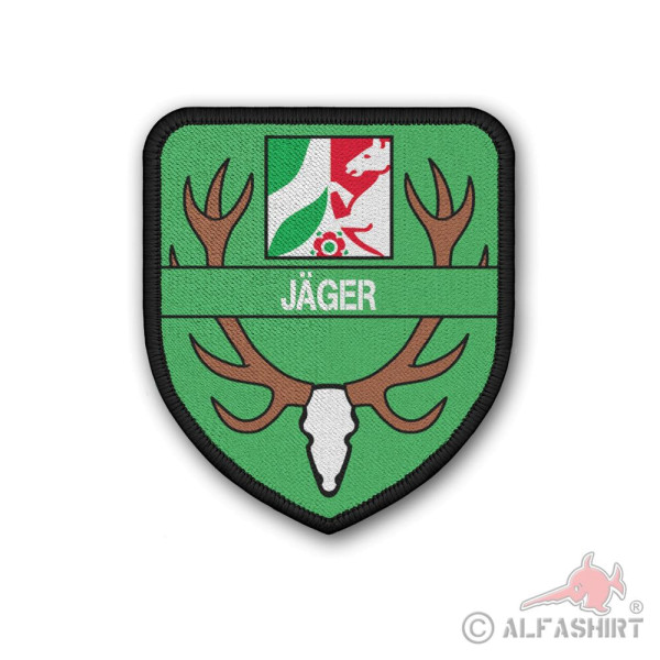 Patch Jäger Forstverwaltung Förster Revier Aufnäher Wappen Abzeichen Wald #40763