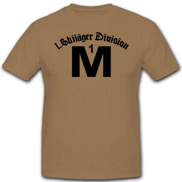 Skijäger Division Wh Wk Militär Abzeichen Wappen Emblem Einheit T Shirt #3232
