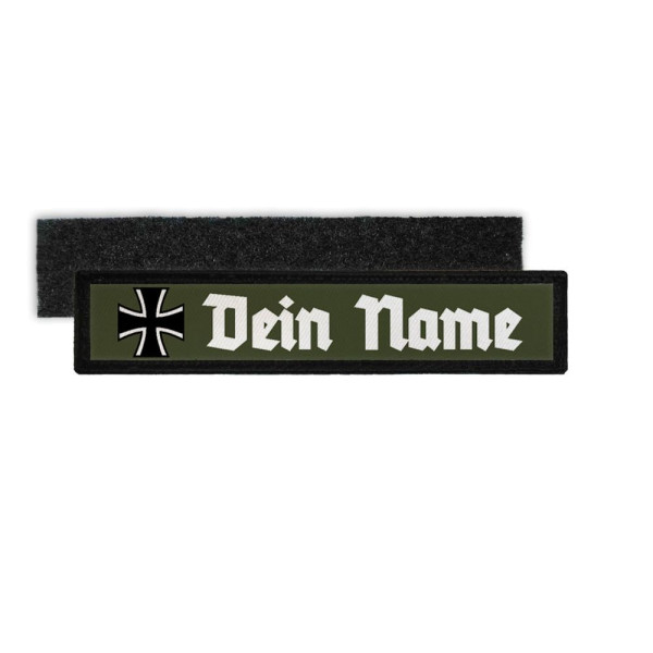 Name Tag Patch BW Cross Personalized Your Name Velcro Reservist # 33505