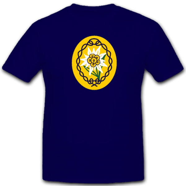 Wappen Dak Heer Edelweiss Wk Wh Abzeichen Emblem - T Shirt #4481