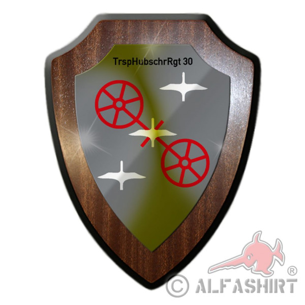 Heraldic shield TrspHubschrRgt 30 Heeresfliegerregiment Bundeswehr Division # 35572
