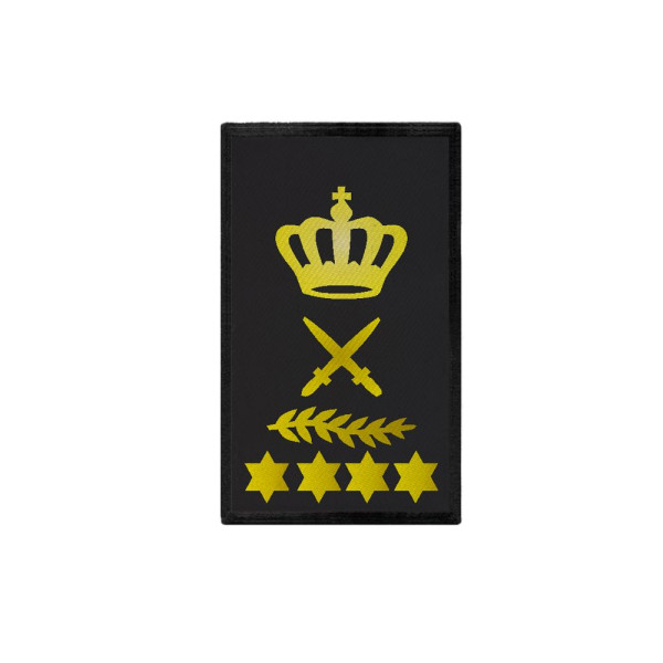 Rank Patch Politie Eerste Hoofdcommissaris hoogste rang Korpschef 9,8x6cm #33669