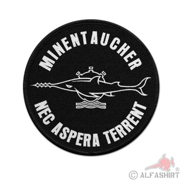 Patch Minentaucher Sägefisch Kompanie Abzeichen Marine Bundeswehr #39395