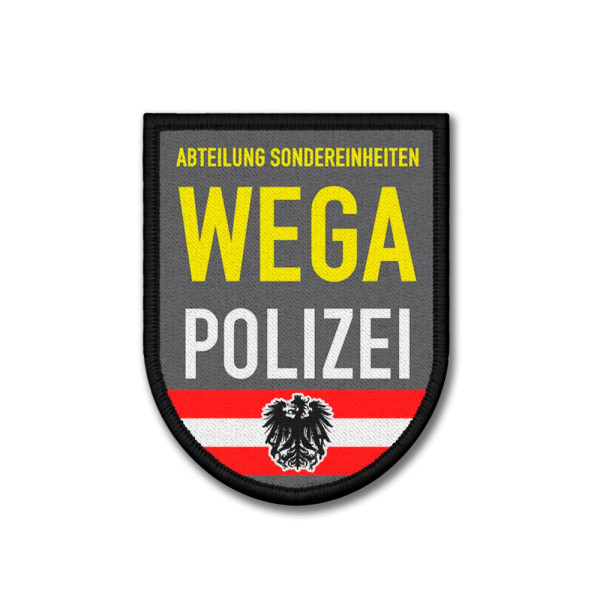 Patch WEGA Polizei Einsatzeinheit Österreich Wiener Einsatzgruppe 9x7cm #31365