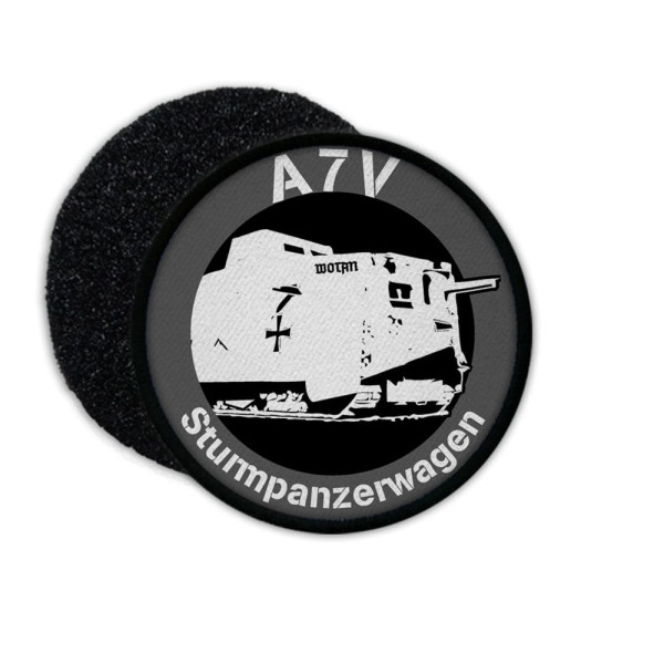 Patch A7V Panzer Sturmpanzerwagen Wotan Tank Abzeichen Besatzung Aufnäher #23240