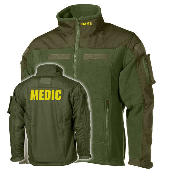 Combat Fleece Jacket Embroidered Medic #33461