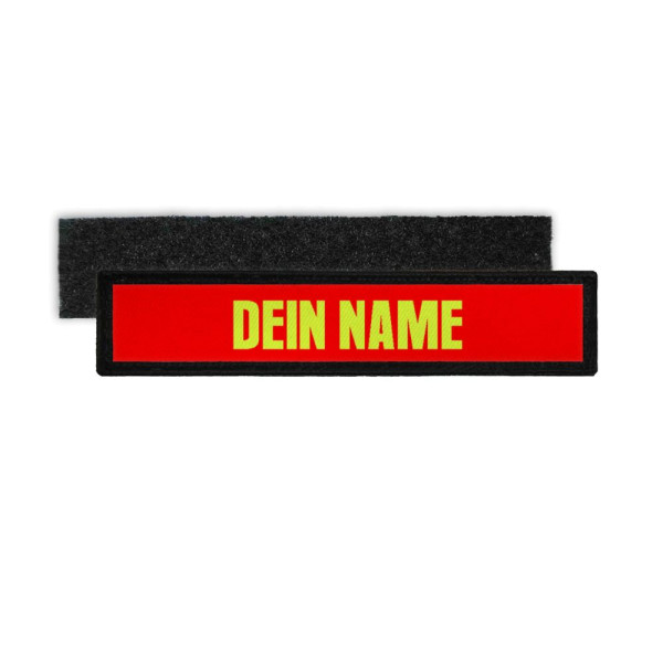 Patch Namens Streifen für Not-San Dein Name gestalten personalisieren #32680