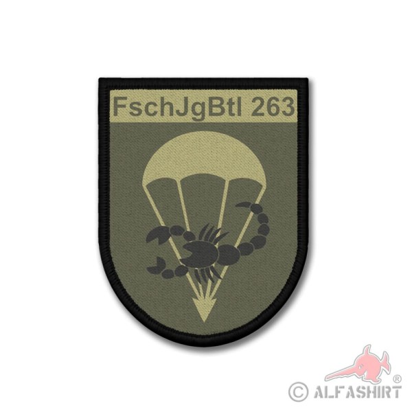 Patch Fallschirmjägerbataillon 263 Tarn Camo Uniform Eblem Veteram #38425