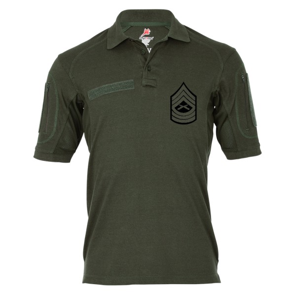 Tactical polo shirt Alfa Master Sergeant United States Marine Corps USA # 19043