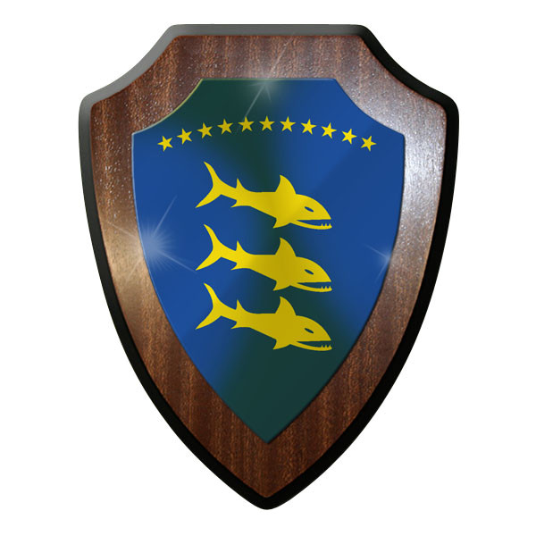 Wappenschild / Wandschild - Zerstörer 6 Z6 D 180 ex USS CHARLES AUSBURN #9605