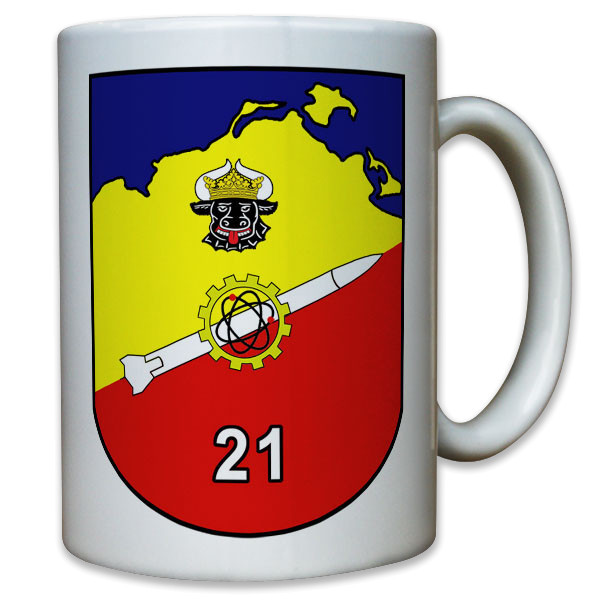 Wappen Flarak 5 21 Bund Flugabwehr Raketen - Tasse Kaffee Becher #11806