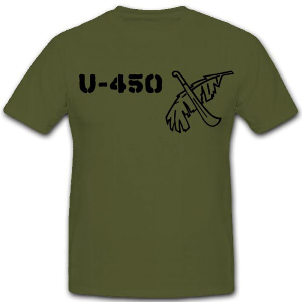 Uboot U450 Militär Marine Untersee Schlachtschiff Unterseeboot T Shirt #3319