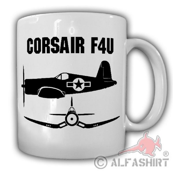 Corsair F4U Aircraft Black Sheep Squadron Pacific USA - Mug # 19178