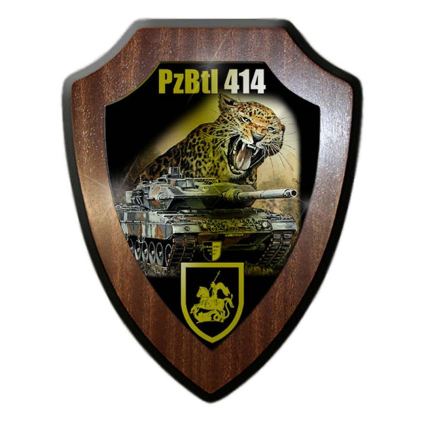 Wappenschild Lukas Wirp Panzerbataillon 414 Lohheide Panzer Btl Leopard #24460
