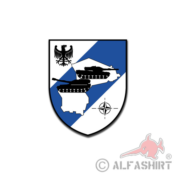 Sticker BwDLZ Munster Luftwaffe Bundeswehr Coat of Arms 7x6cm A1866