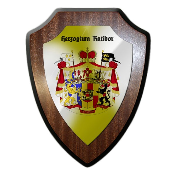 Wappenschild / Wandschild / Wappen Herzogtum Ratibor Wappen Emblem - #25399