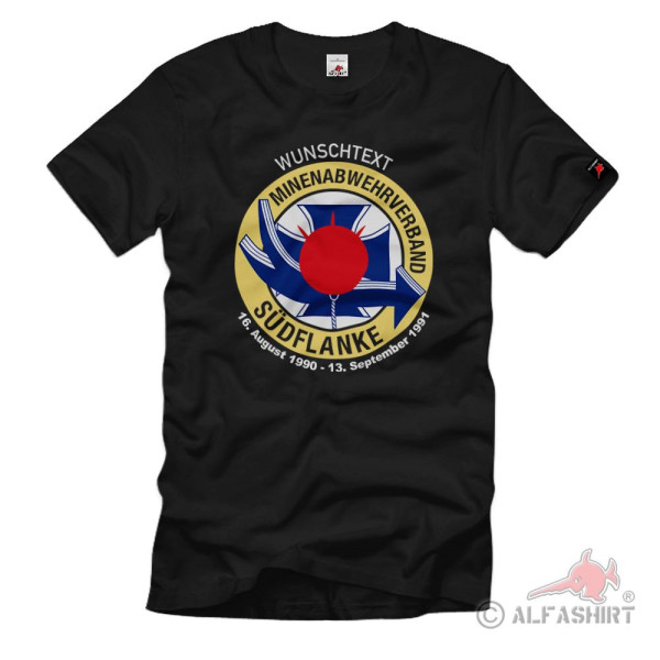 Operation Southern Flank Personalized Mine Countermeasures Association Crest T-Shirt#39338