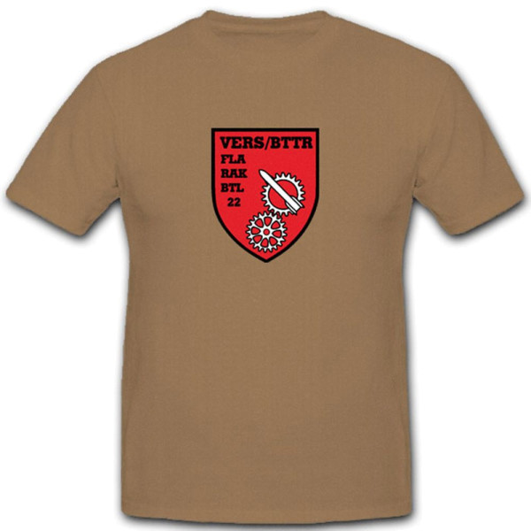 Wappen Versbatterie Flarakbtl 22 Burbach Aufgelöst Militär - T Shirt #3814