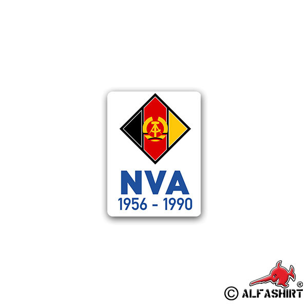 Sticker NVA 1956-1990 German Democratic Republic GDR 5x7cm A1791