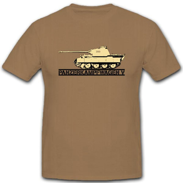 Militär Bundeswehr Panzerkampfwagen V Wh Fahrzeug WK Wappen - T Shirt #3534