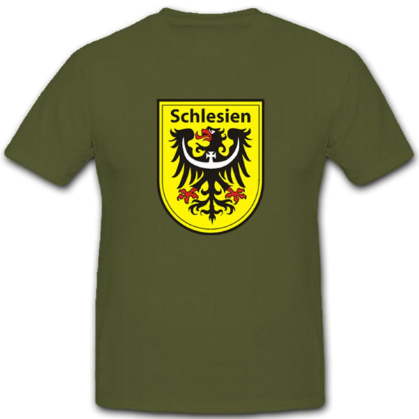 Schlesien Polen Deutschland Wappen Abzeichen Emblem - T Shirt #2156