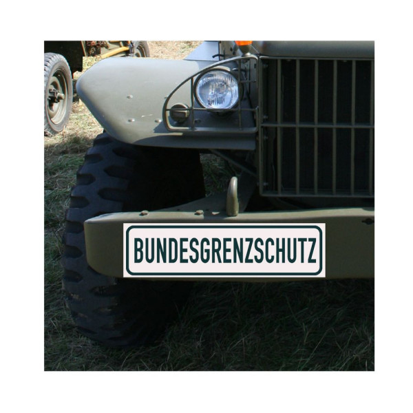 Magnetschild Bundesgrenzschutz Grenzschutz BGS Bundesgrenzschutz GSG9#A5572