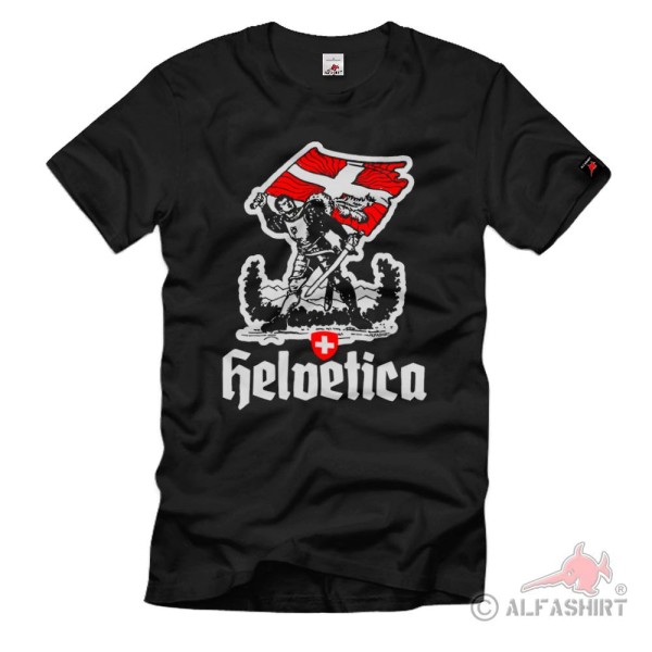Helvetica Switzerland Swiss Confederation Svizzera T-Shirt # 38130