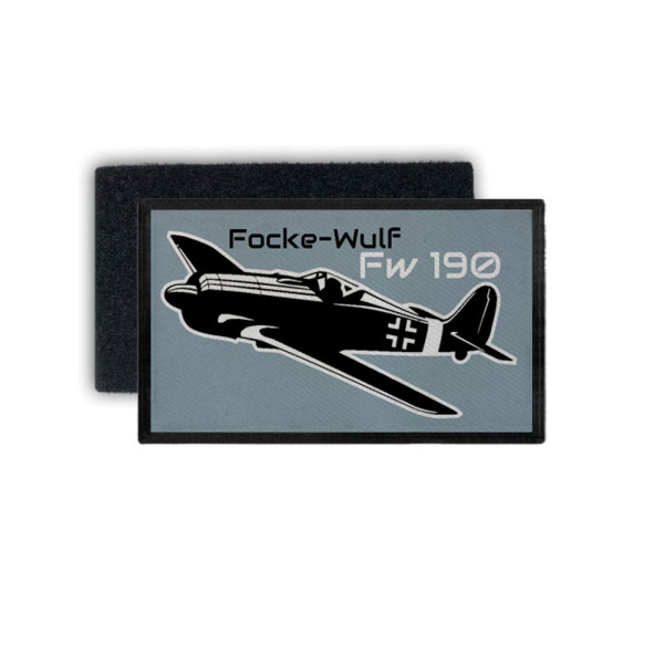 Patch Focke-Wulf Fw 190 Jagd-Flugzeug Jagdbomber Luftwaffe Aufnäher #1666