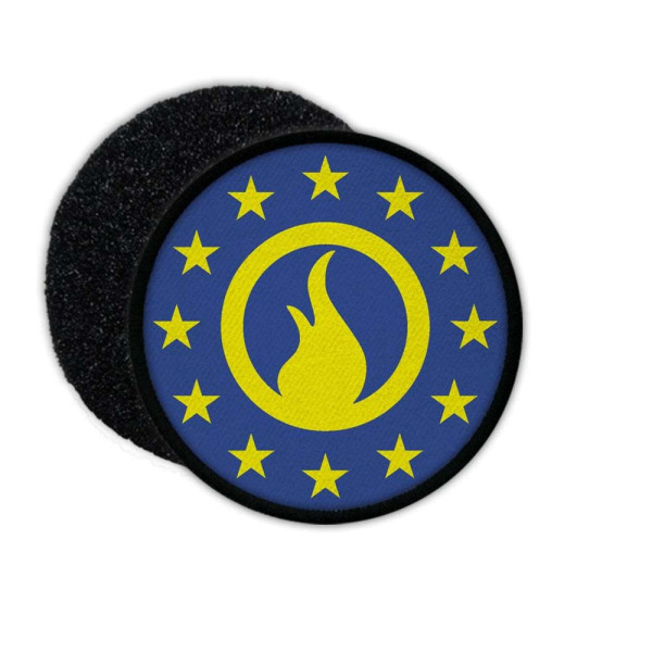 Patch Europa Feuerwehr TYP2 EU Europäische Union Sterne Flagge Abzeichen #24618