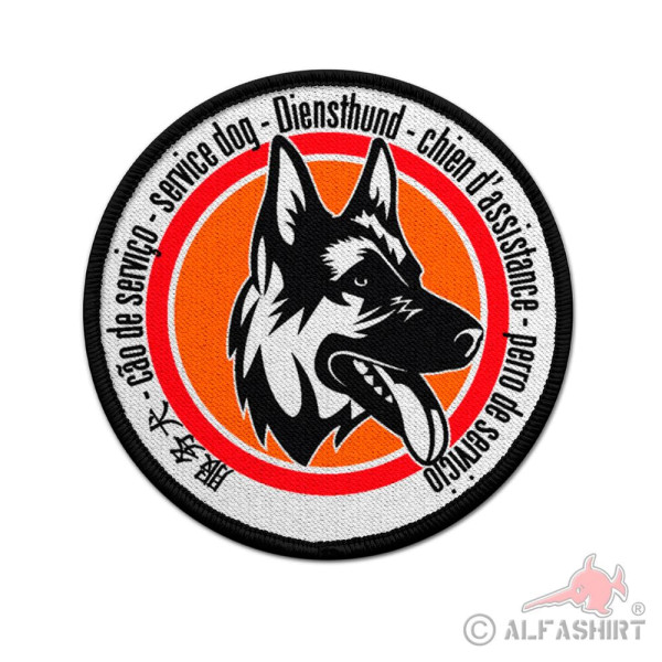 Patch service dog International service dog chien d'assistance badge #39777