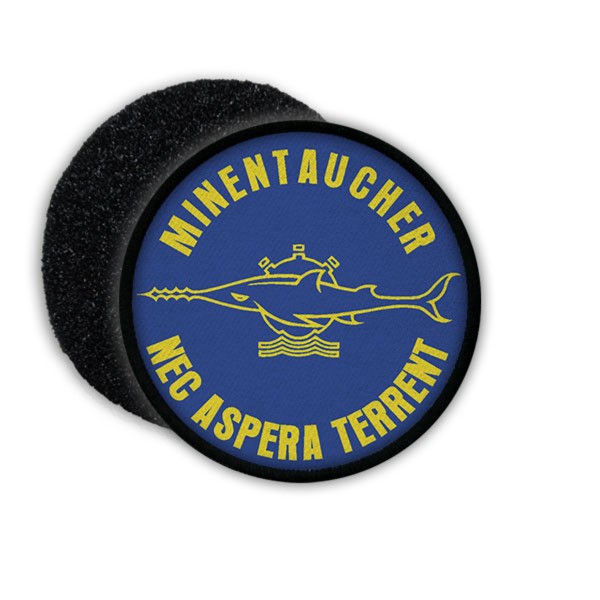 Patch Minentaucher Sägefisch Kompanie Abzeichen Marine Bundeswehr Aufnäher#21811