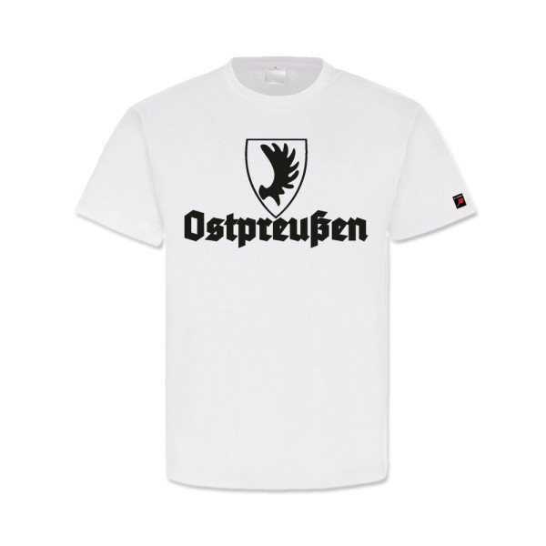 Ostpreußen Heimat Wappen Elch Elchschaufel Altdeutsch Königsberg - T Shirt #13173