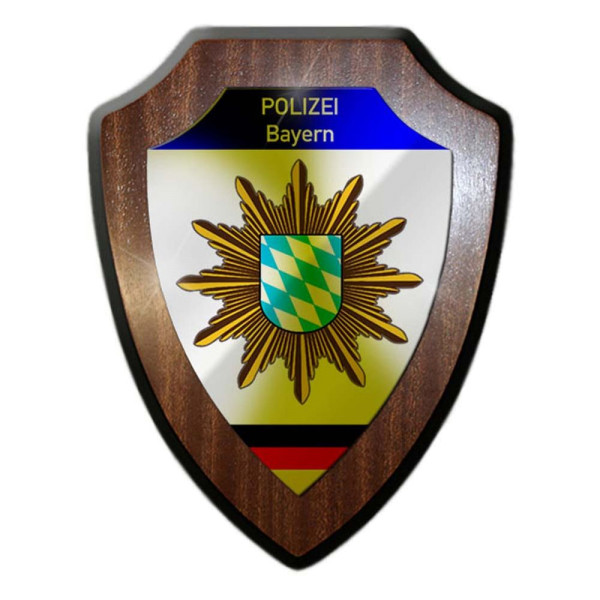 Wappenschild Polizei Bayern Wappen Abzeichen Nürnberg Dienstzeit Polizist #23082