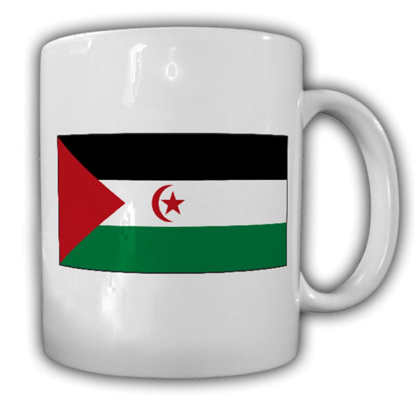 Tasse Republik Sahara Fahne Flagge Demokratische Arabische Republik #14030