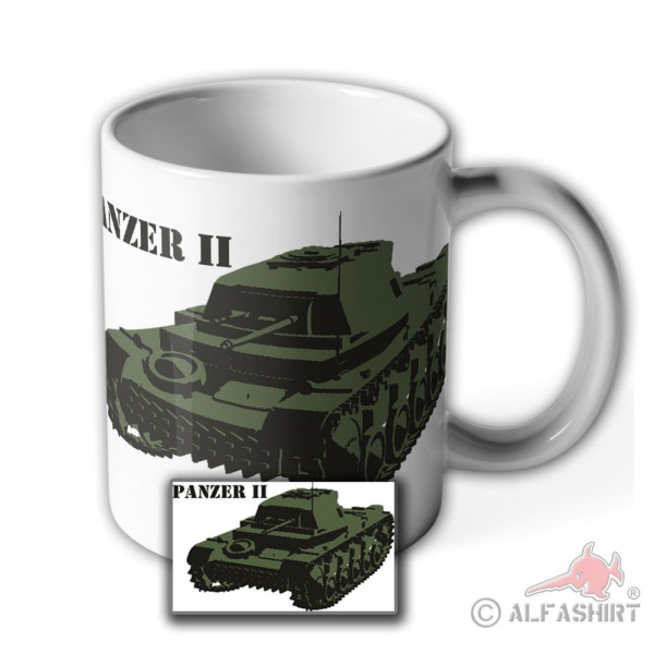 Panzer II Panzerkampfwagen PzBtl Panzerbataillon Selbfahrlafette Tasse #16533