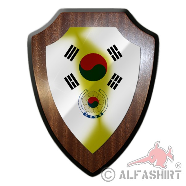 Wappenschild Süd Korea Koreanisch Ostasien Republik Landeswappen Siegel #27018