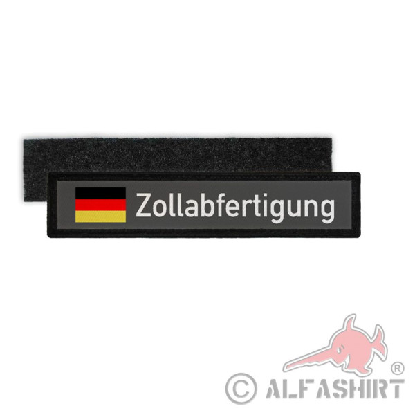 Zollabfertigung Zoll Erkennung Deutschland Dienst Namensschild Patch #26281