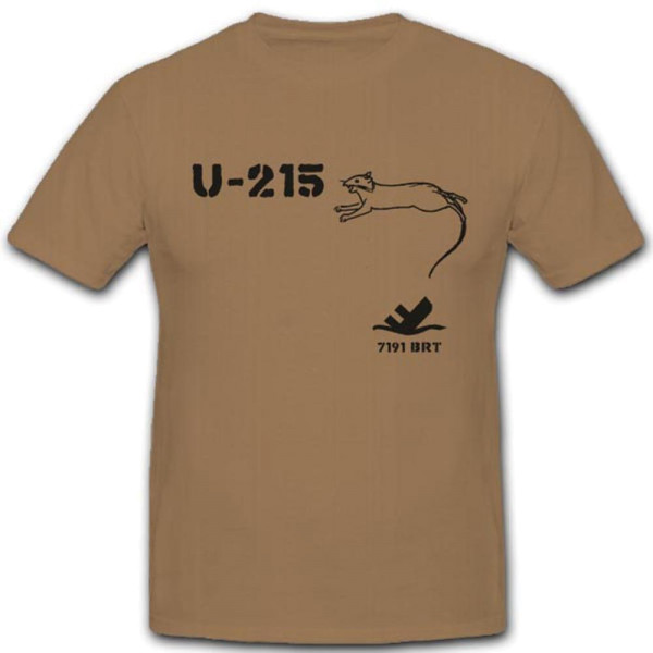 UBoot 215 U215 Wh Wk Untersee Marine Schlachtschiff Einheit T Shirt #3181