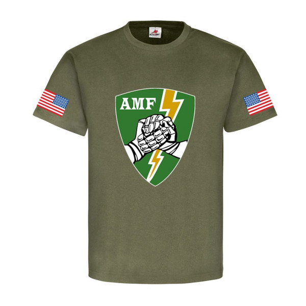 AMF USA Allied Command Europe Mobile Force US United States Army - T Shirt #9157