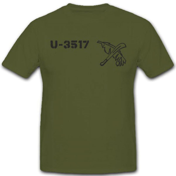 Uboot U3517 Militär Marine Untersee Schlachtschiff T Shirt #3429