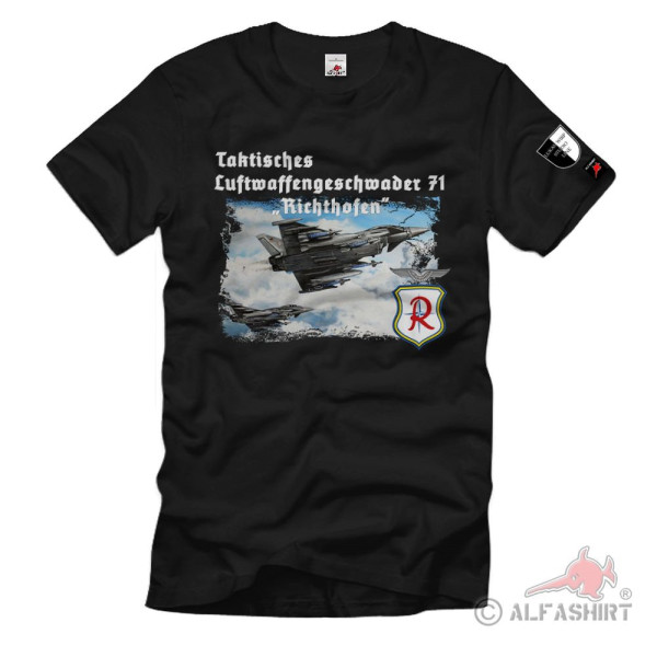 Lukas Wirp Tactical Air Force Wing 71 Richthofen Fighter T-Shirt # 35907