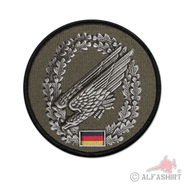 Patch paratrooper beret badge Bundeswehr Oliv Adler Germany # 38612