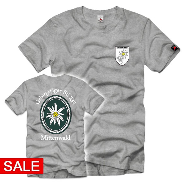 SALE Shirt Gr. M - Gebirgsjägerbataillon 233 Mittenwald #R970