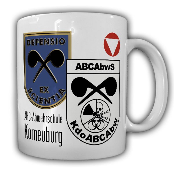 Tasse ABC Abwehrschule Korneuberg KdoABCAbw ABCAbwS Kommando Bundesheer#21807